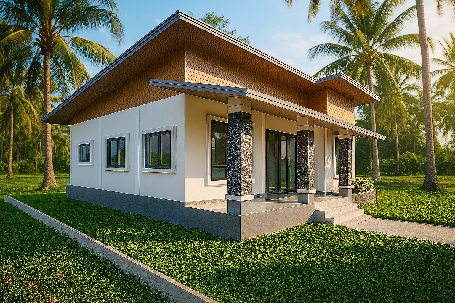 Single-Storey House Design - Bang Krabue - Design view 02