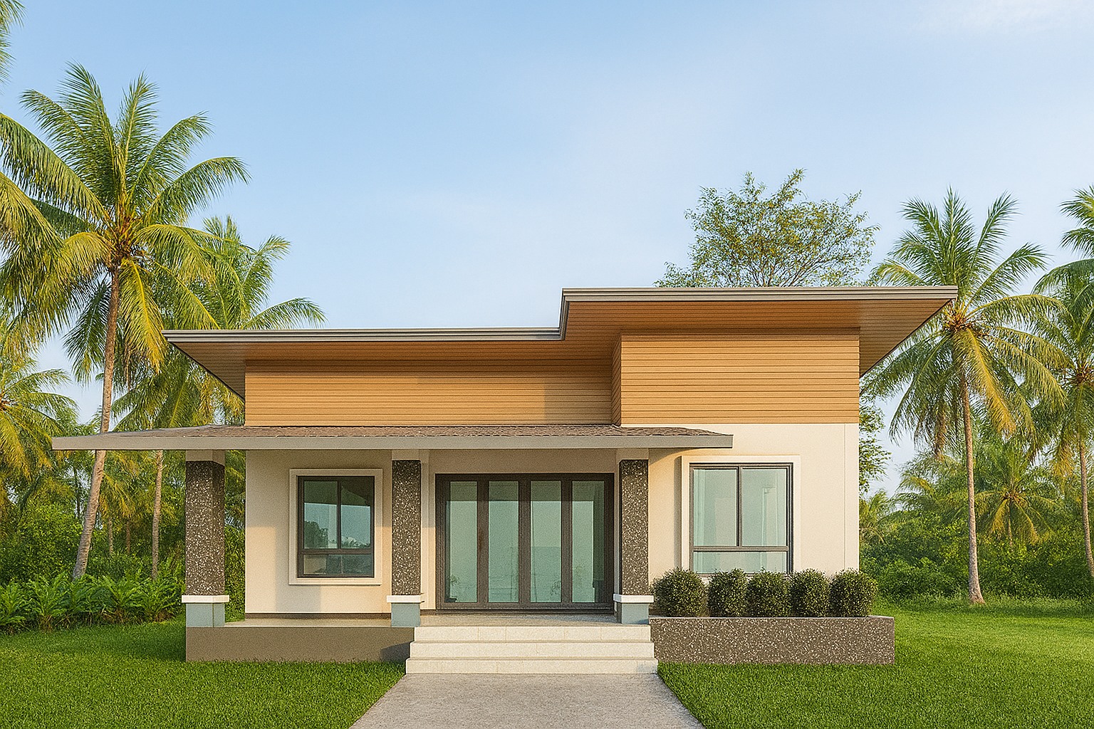 Single-Storey House Design - Bang Krabue - Design view 04
