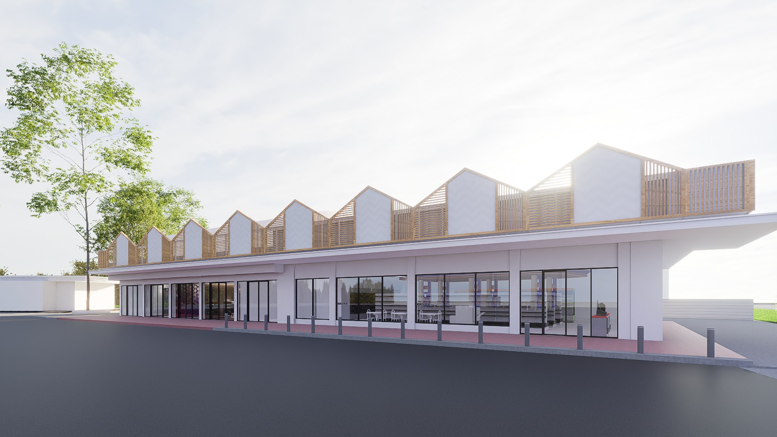 Minimart Facade - Hua Sai - Design view 02
