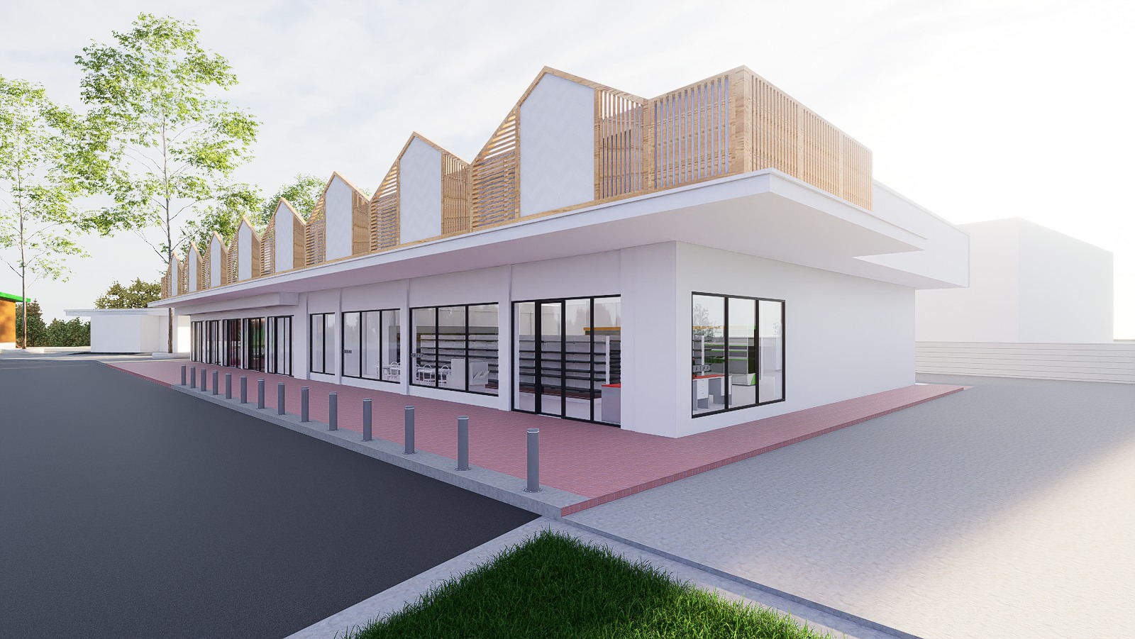 Minimart Facade - Hua Sai - Design view 04