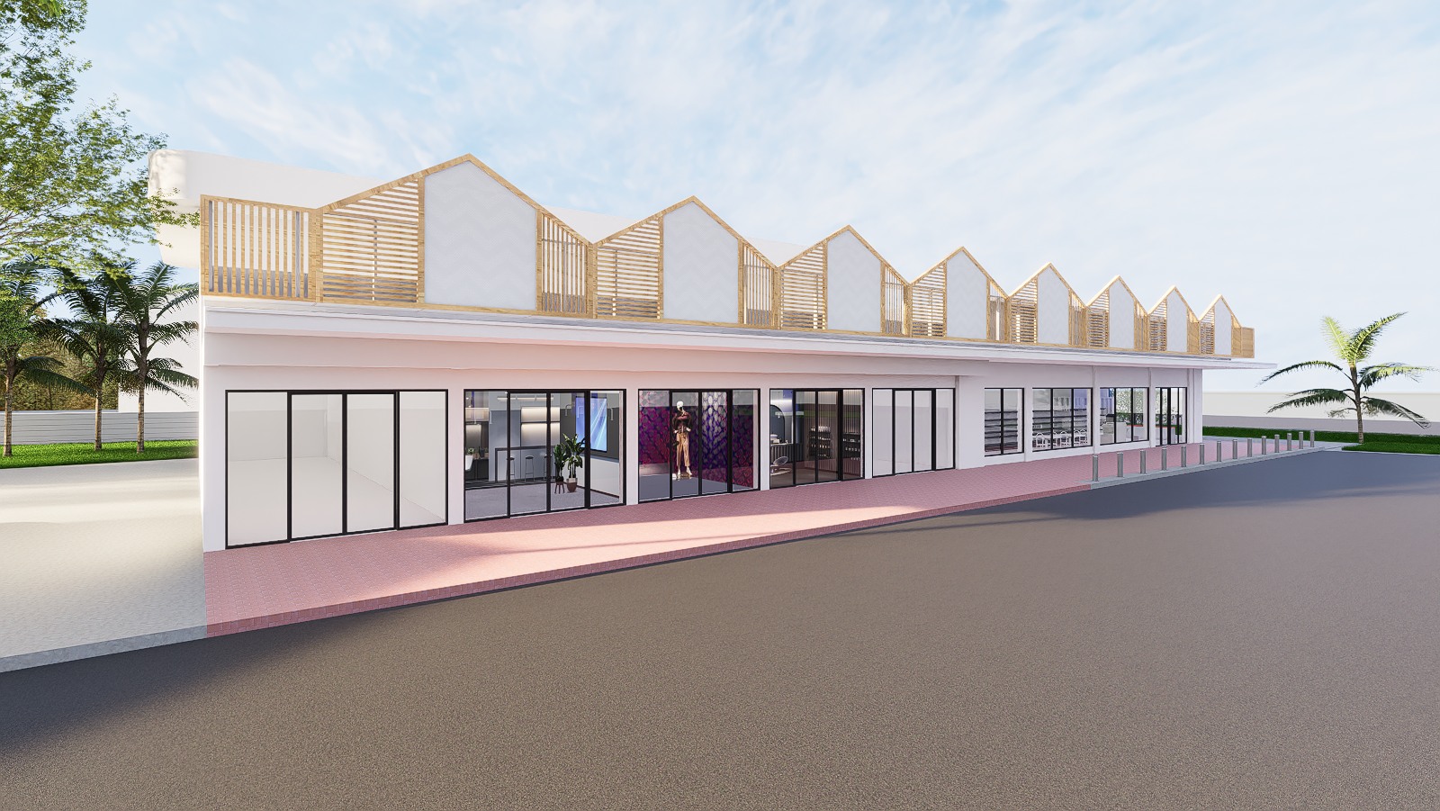Minimart Facade - Hua Sai - Design view 05
