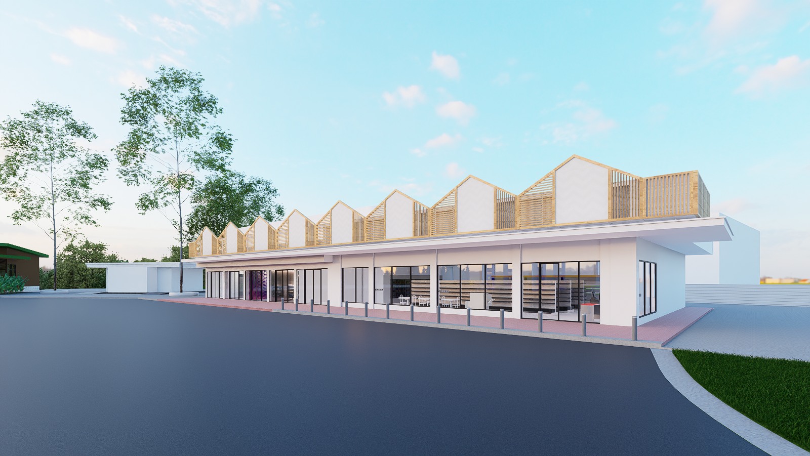 Minimart Facade - Hua Sai - Design view 06