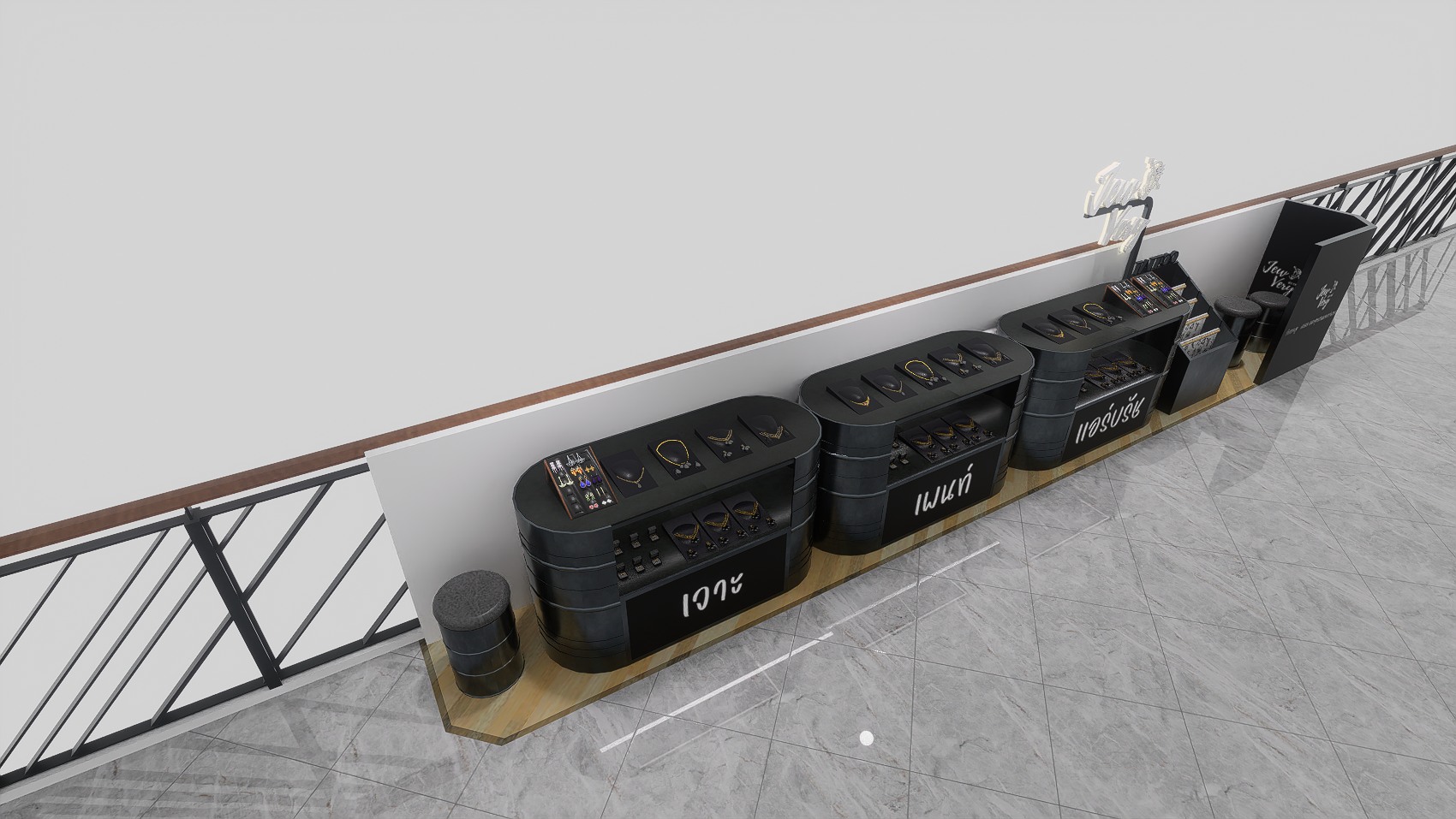 Shopping Mall Retail Kiosks - Design view 03