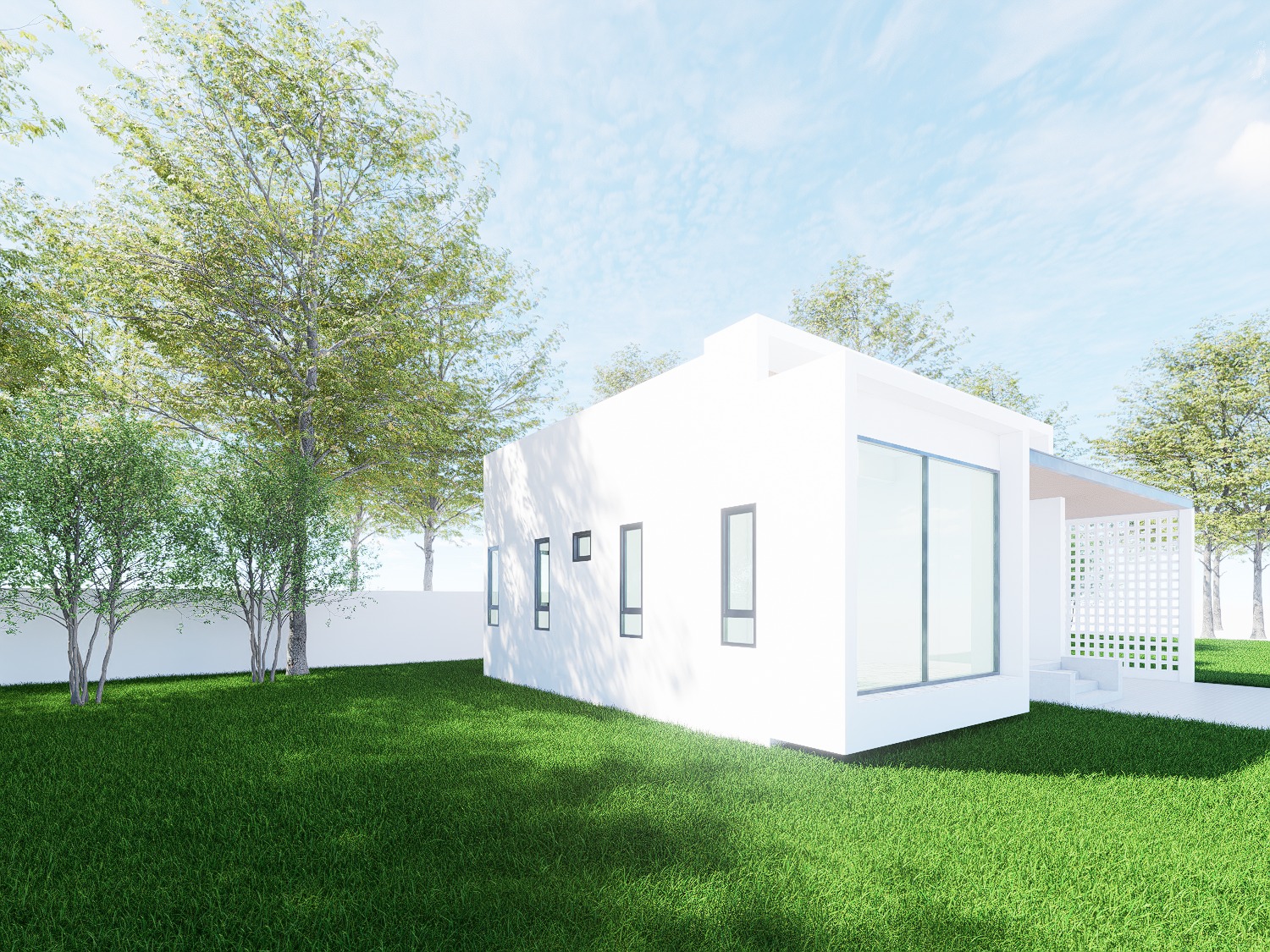 Modern Single-Storey House - Design view 08