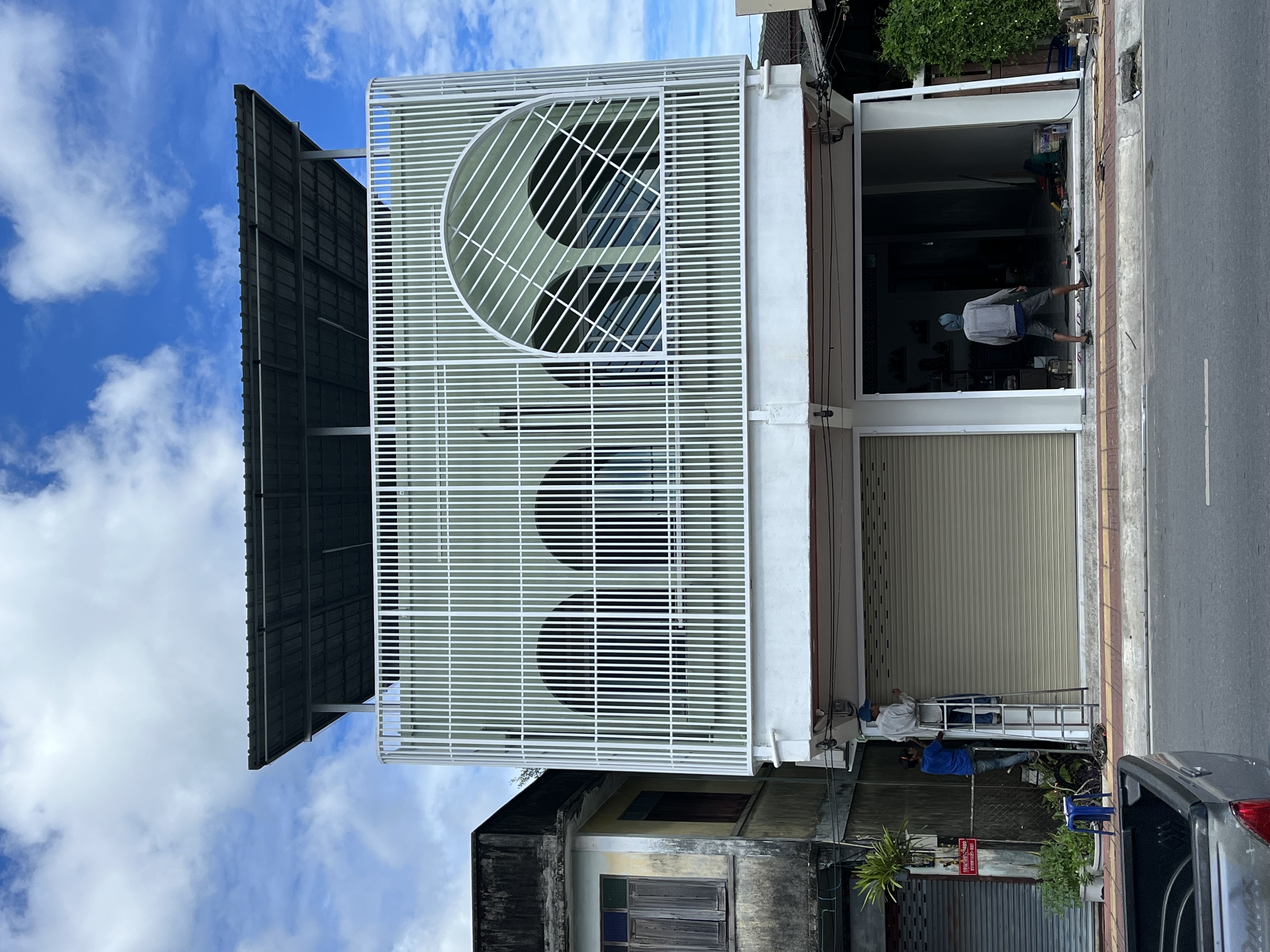 Site photograph of Namo Silver: Exterior during finishing works