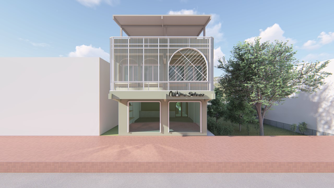 Design render of Namo Silver: Street elevation — study 01