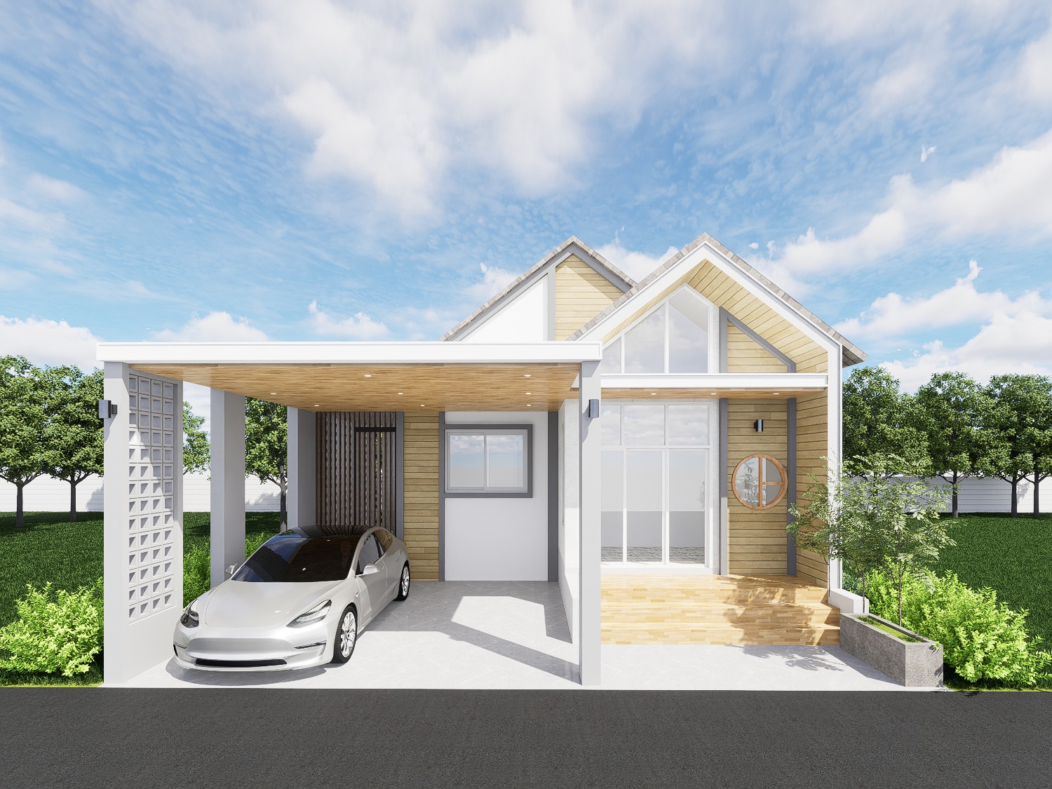 Single-Storey House - Sichon - Design view 01
