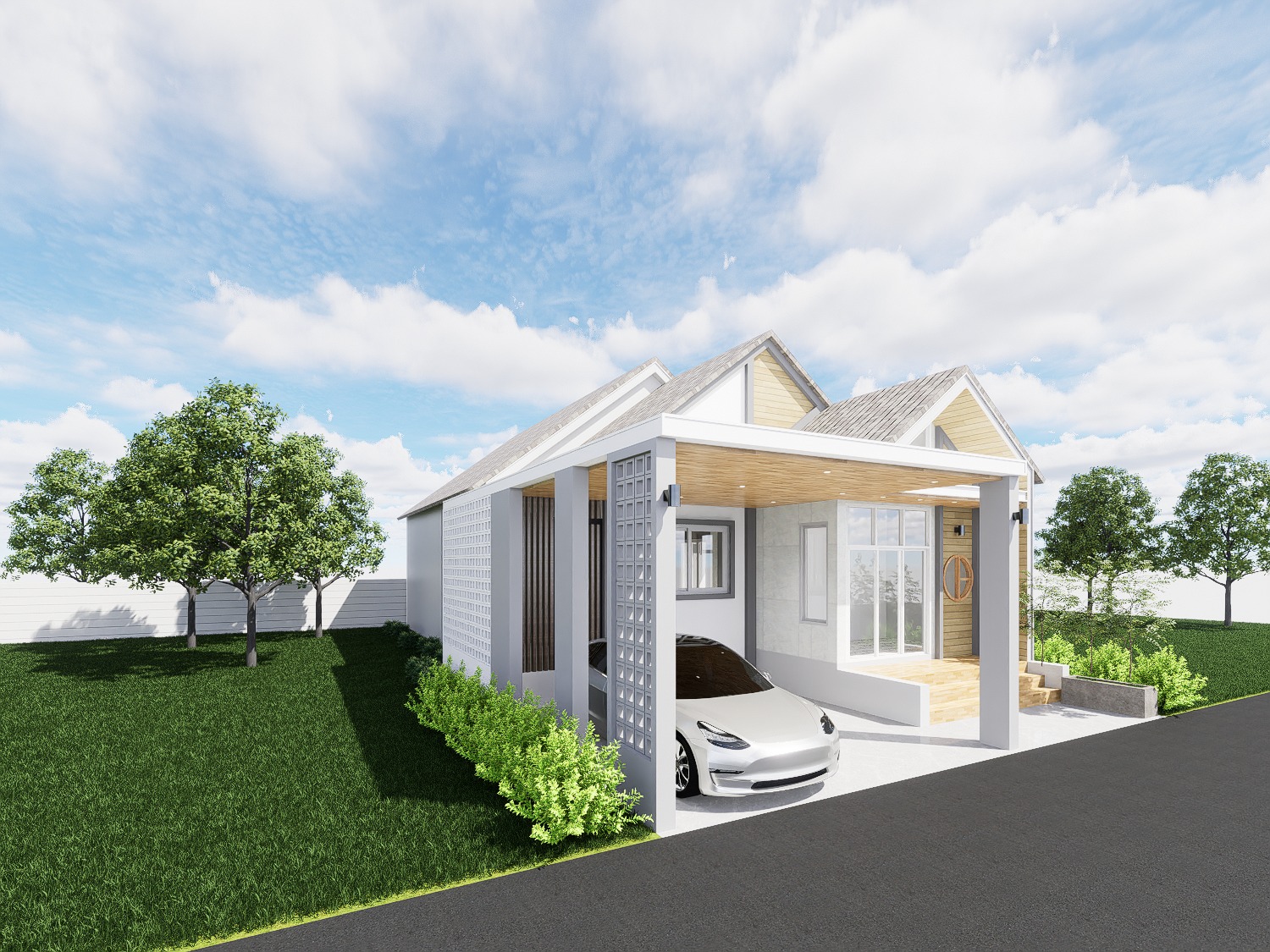 Single-Storey House - Sichon - Design view 02