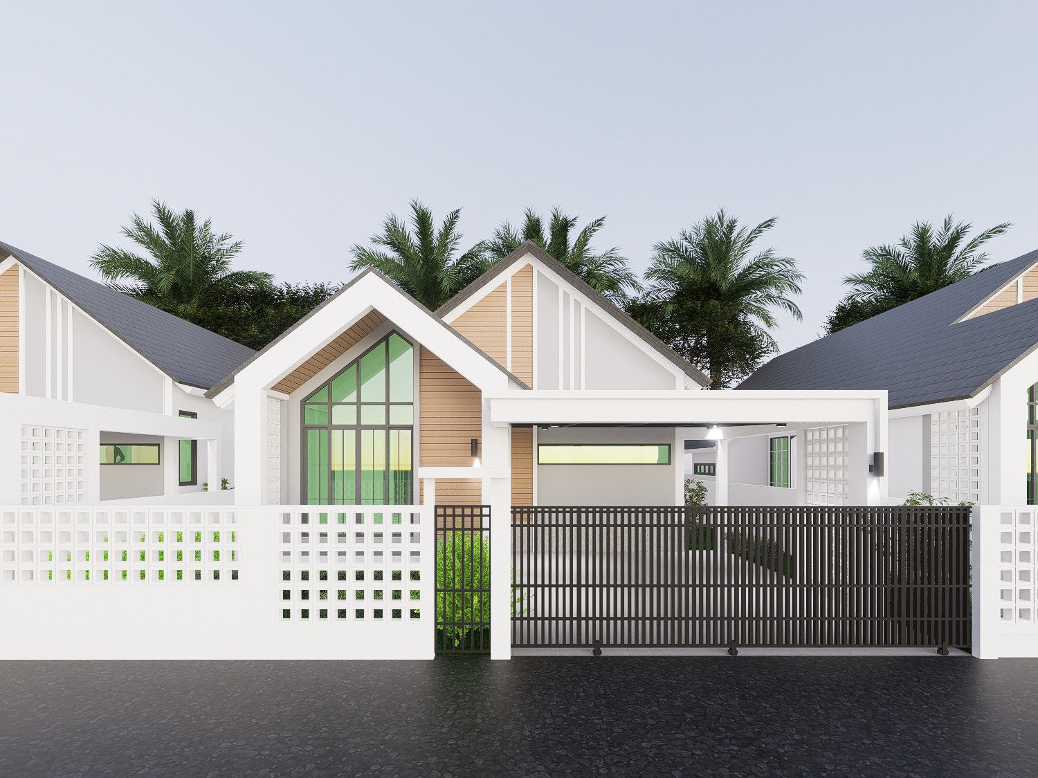 Single-Storey Housing Development - Sichon - Design view 01