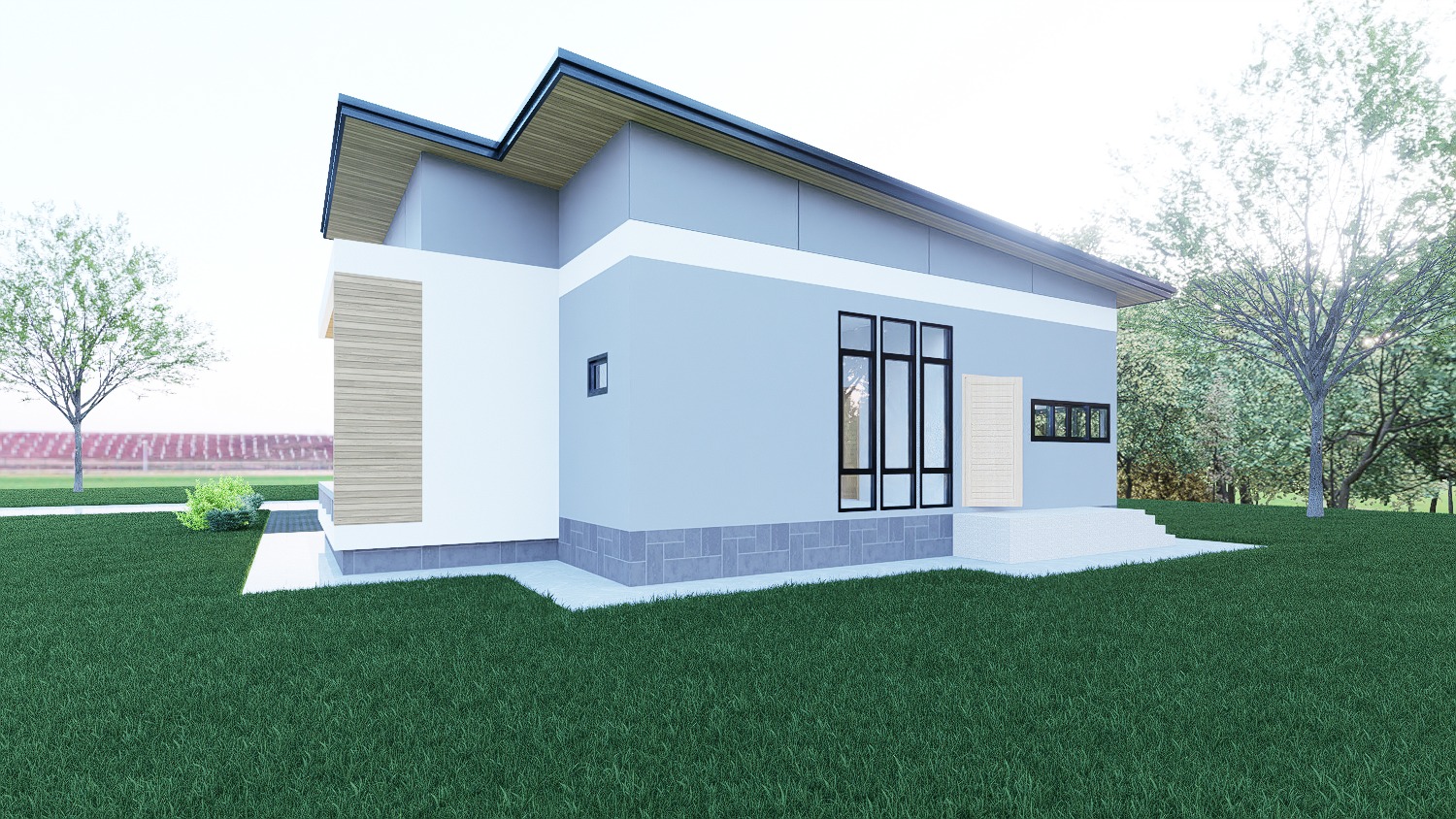 Single-Storey House Design - Design view 01