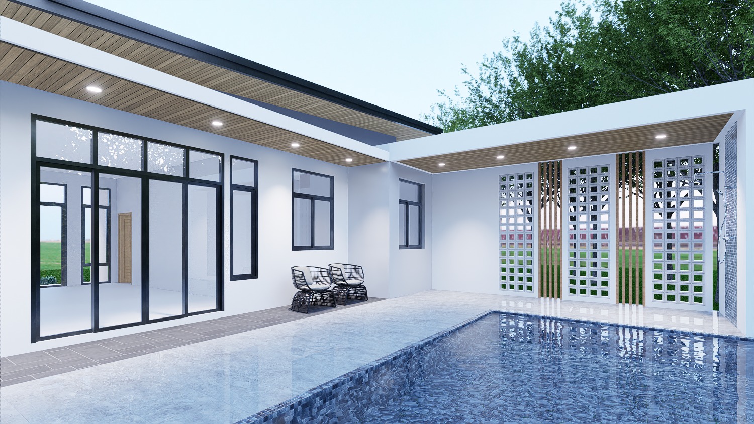 Single-Storey House Design - Design view 11