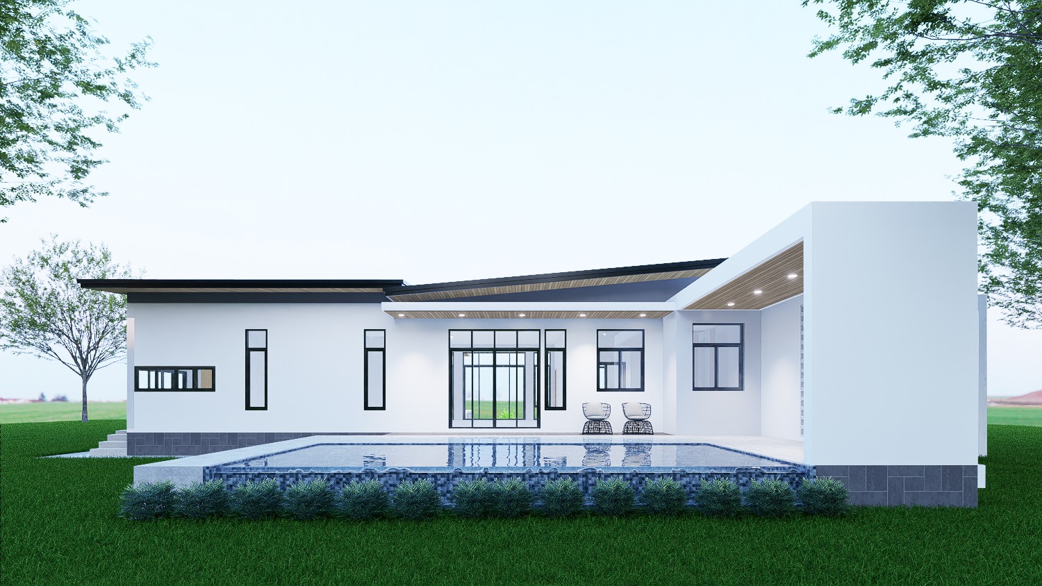 Single-Storey House Design - Design view 12
