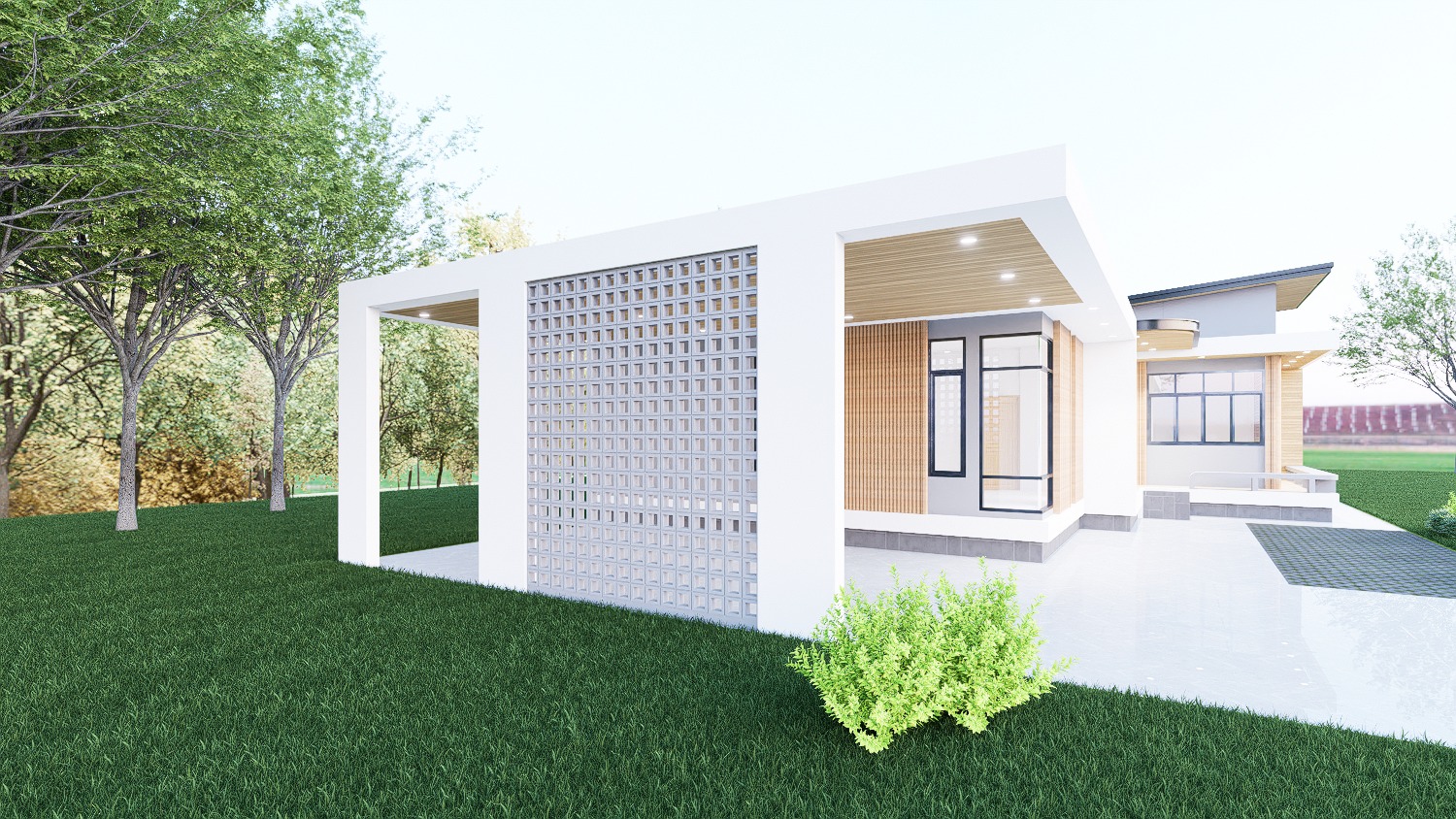 Single-Storey House Design - Design view 03