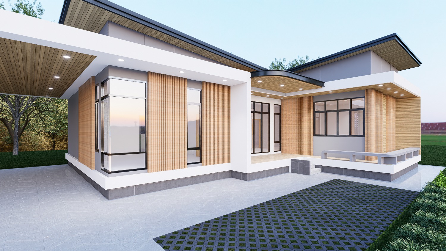 Single-Storey House Design - Design view 04