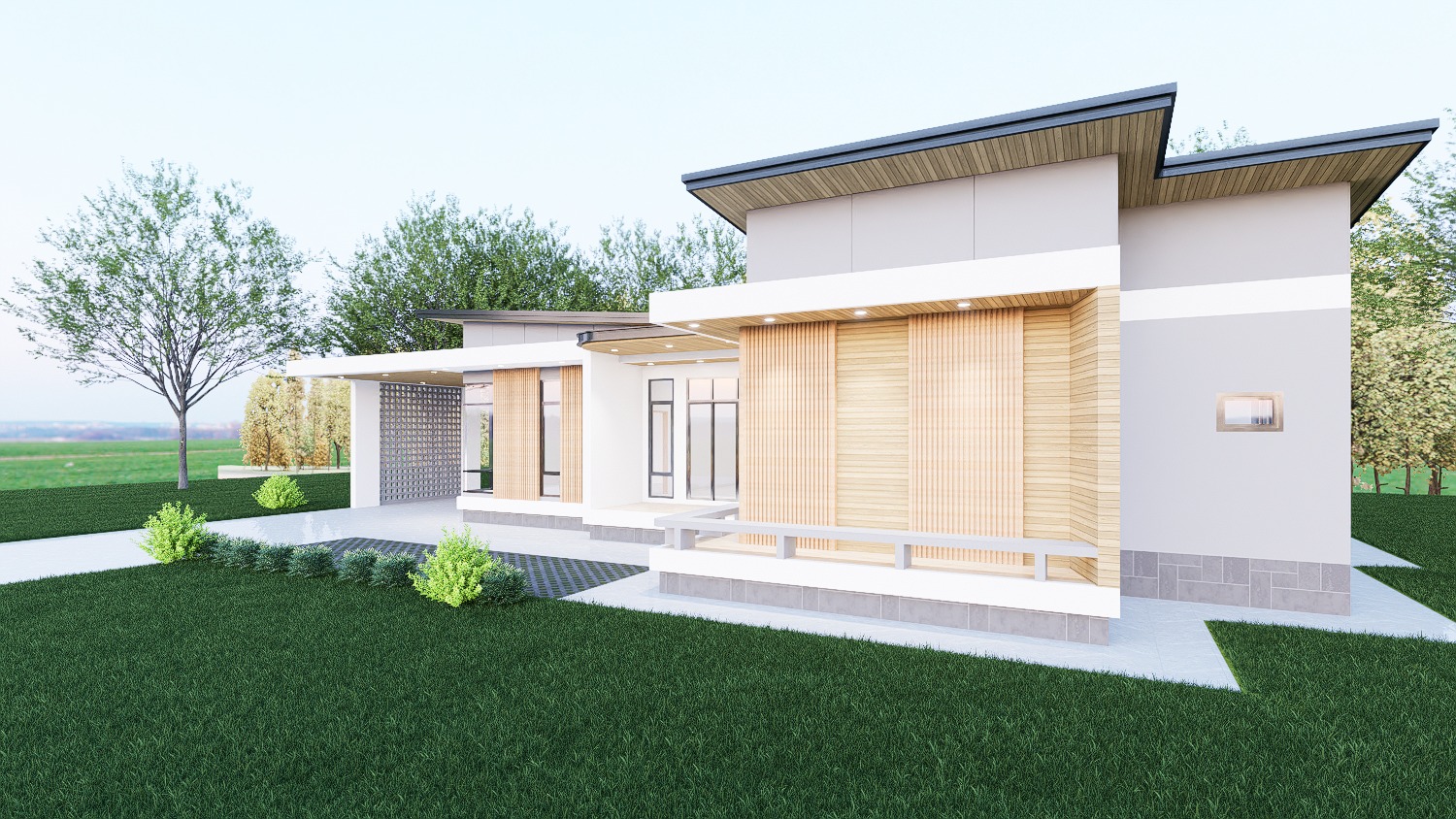 Single-Storey House Design - Design view 05