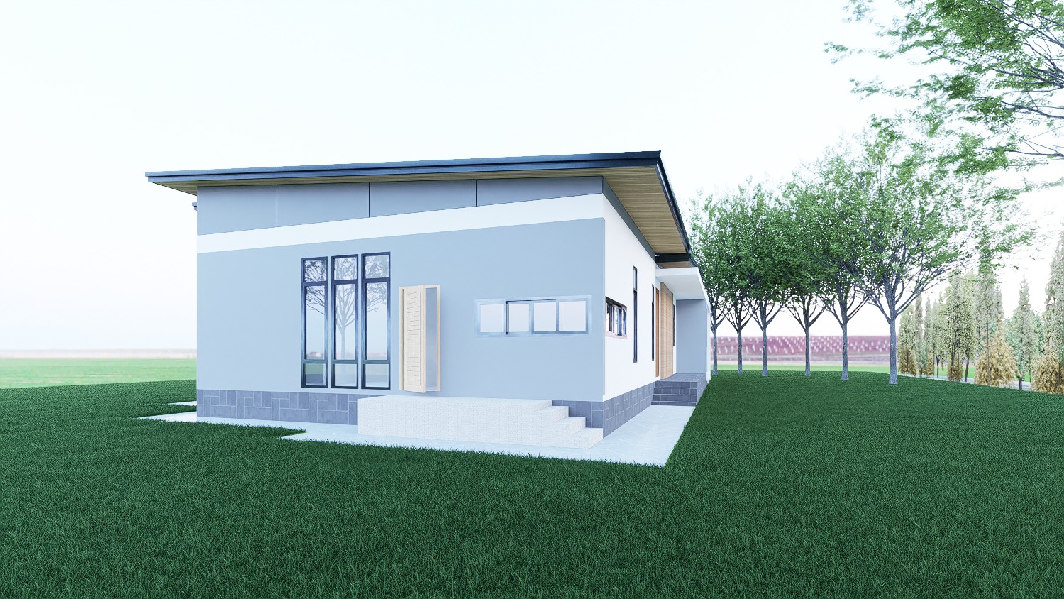 Single-Storey House Design - Design view 07