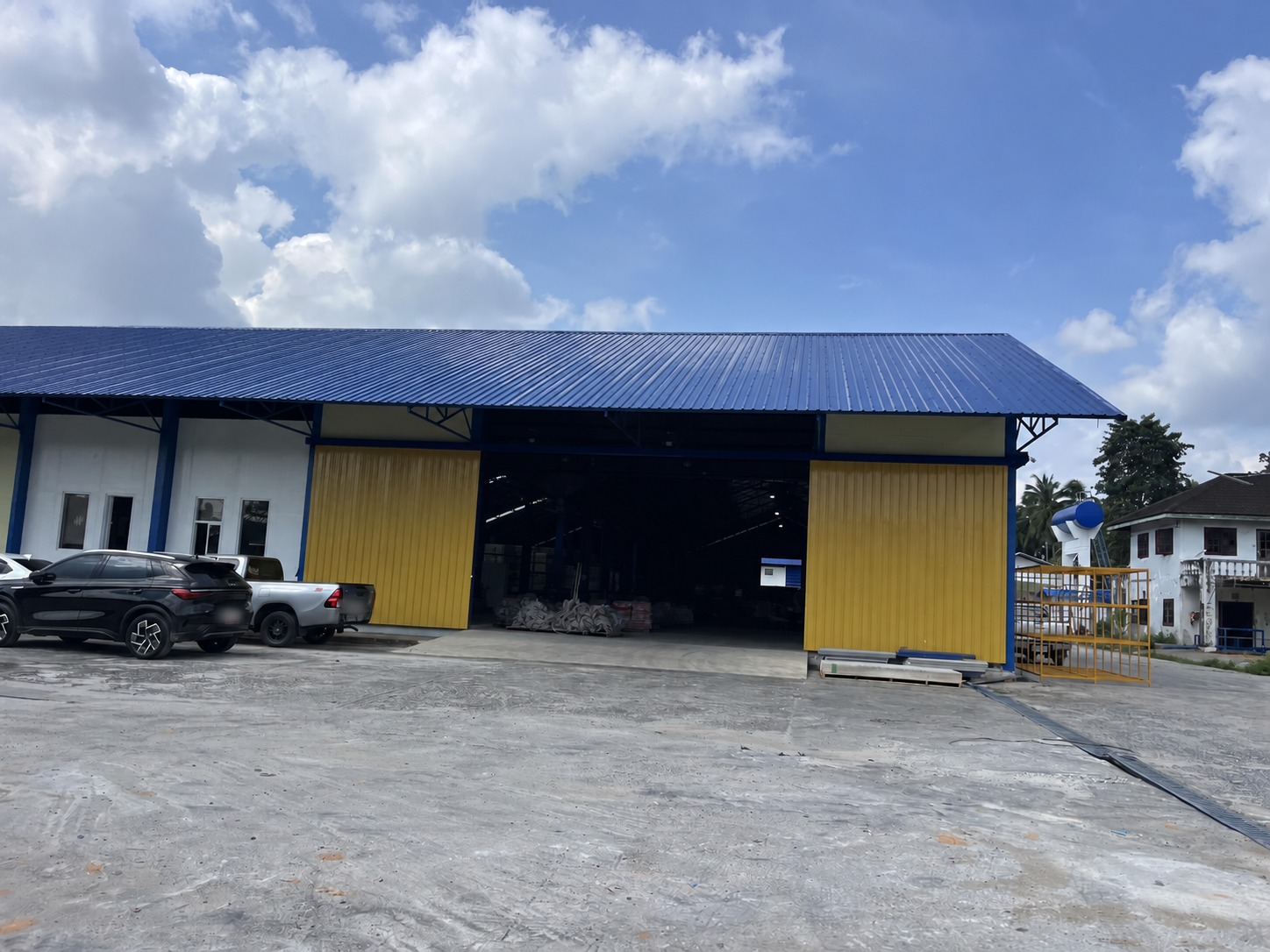 Factory Renovation - Tha Phae - Factory entrance and loading apron