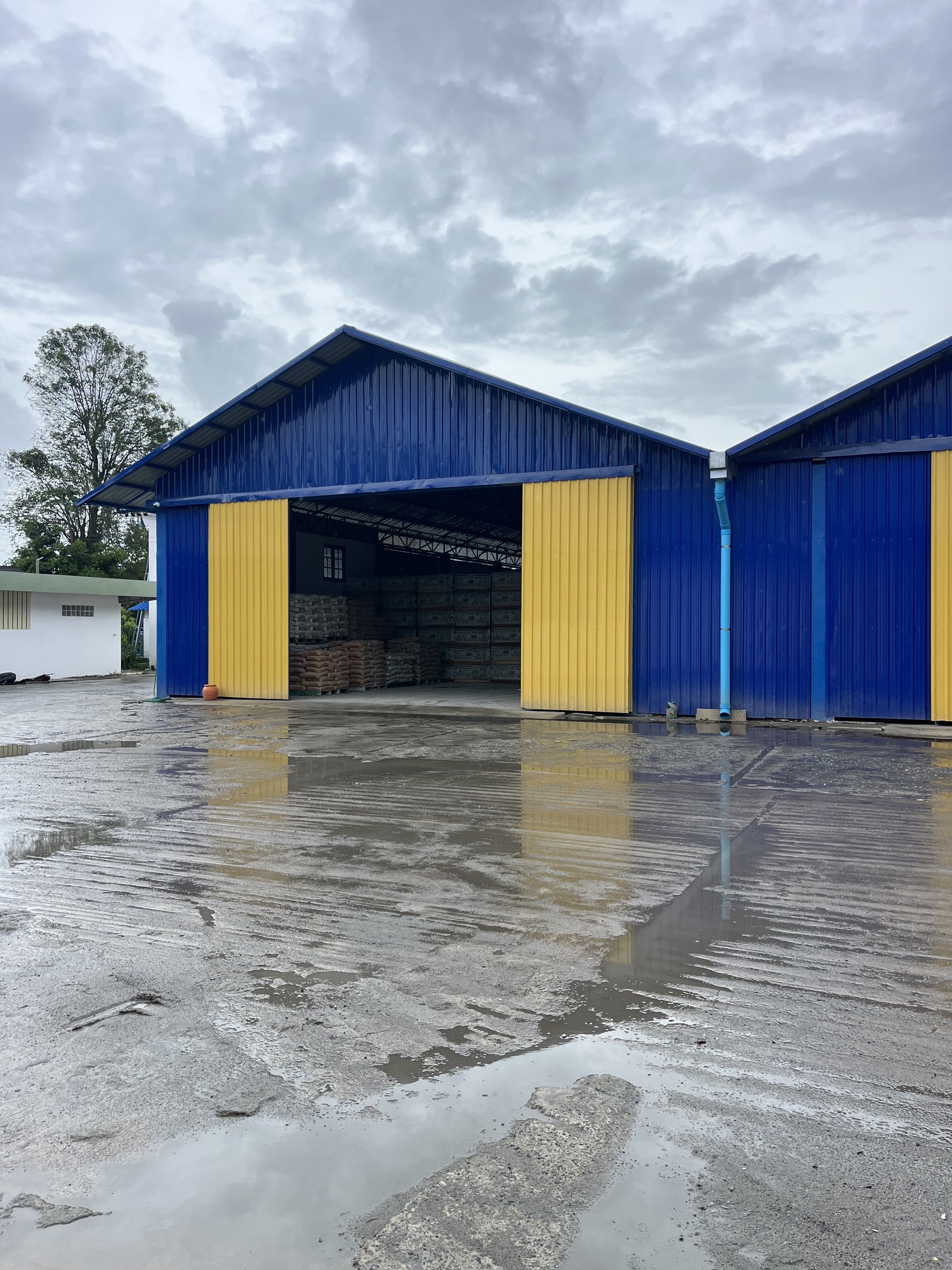 Factory Renovation - Tha Phae - Gabled factory entrance