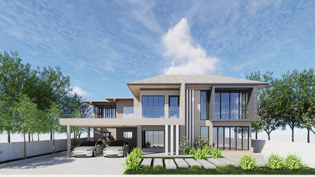 Two-Storey House Renovation - Design view 04